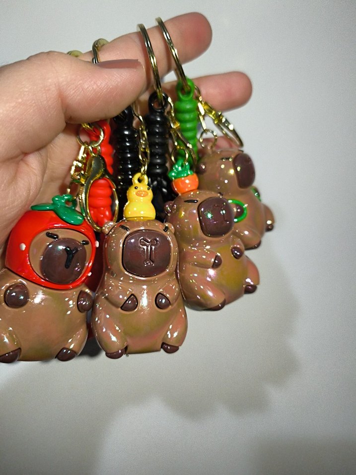 Capybara Anahtarlık ve Çanta süsü - Görsel 2