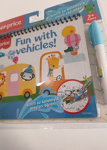 Fisher-Price Renkli Araçlar Aktivite Kitabı - Görsel 2