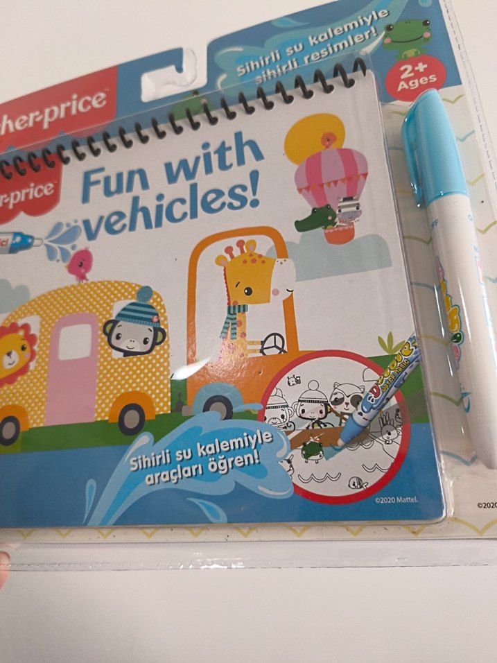 Fisher-Price Renkli Araçlar Aktivite Kitabı - Görsel 2