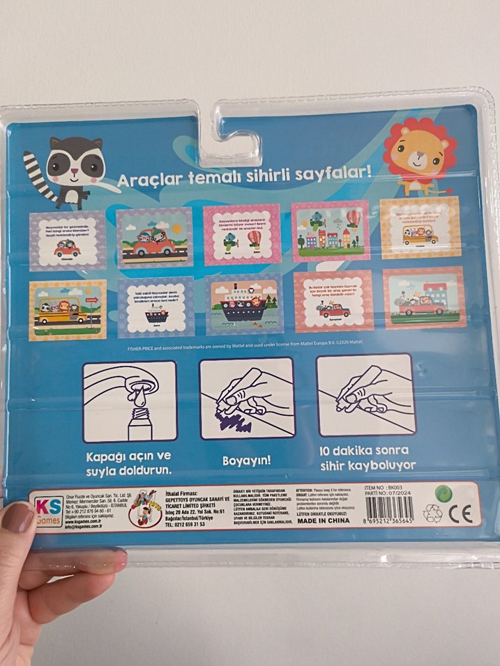 Fisher-Price Renkli Araçlar Aktivite Kitabı - Görsel 3