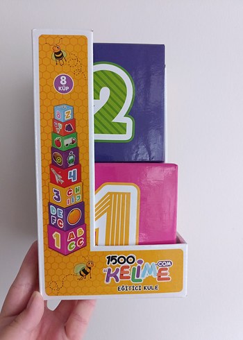 Renkli Eğitici Küpler - 8 Parça