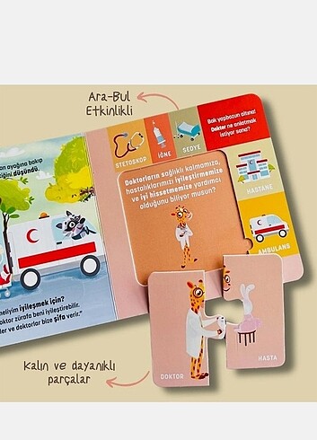 İYİ Kİ VARSIN MESLEKLER ÇOCUK KİTABI - Görsel 3