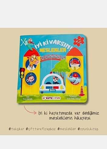 İYİ Kİ VARSIN MESLEKLER ÇOCUK KİTABI - Görsel 4