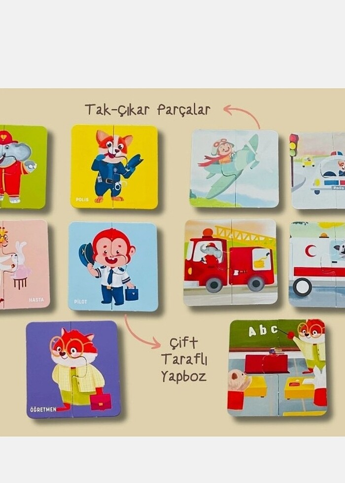 İYİ Kİ VARSIN MESLEKLER ÇOCUK KİTABI - Görsel 2