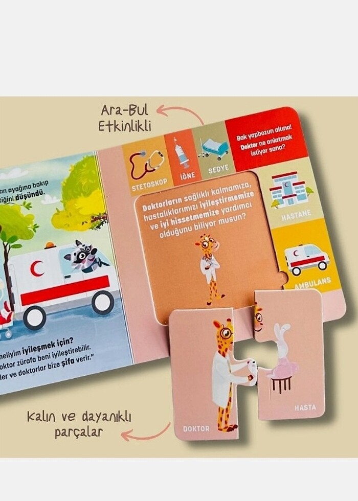 İYİ Kİ VARSIN MESLEKLER ÇOCUK KİTABI - Görsel 3