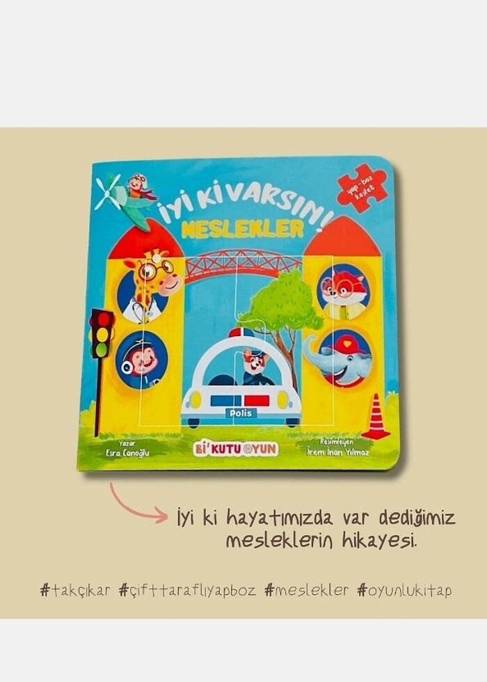 İYİ Kİ VARSIN MESLEKLER ÇOCUK KİTABI - Görsel 4