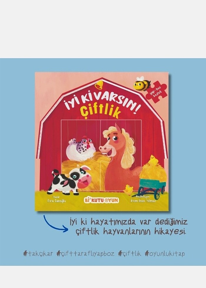 İYİ Kİ VARSIN ÇİFTLİK ÇOCUK KİTABI - Görsel 3