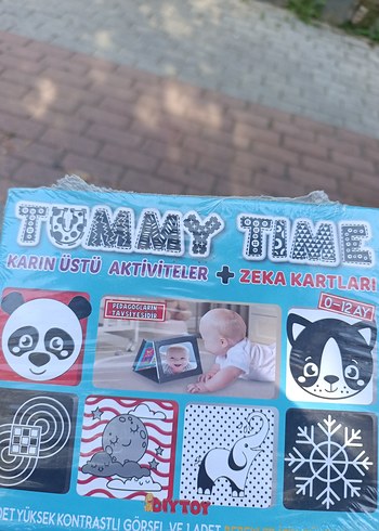Beden tummy time Bebek Oyun ve Zeka Kartları