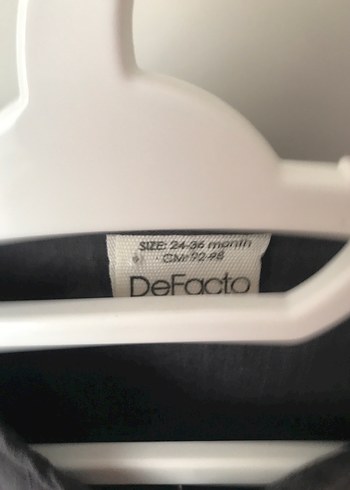 Defacto Kız Çocuk Gri Keten Kısa Kollu Elbise