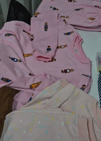 LC Waikiki Kız Çocuk Pijama Takımı Uzun Kollu Baskılı yeni özel dikim