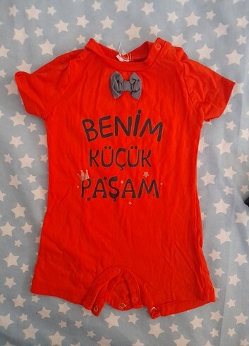 3 Ay Beden Lcwaikiki Turuncu renkli erkek bebek 3 ay papyonlu tulum