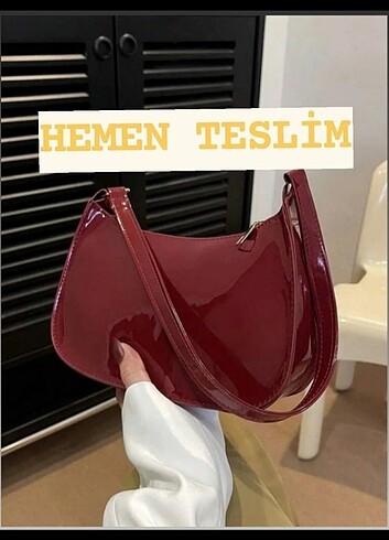 Shein Bordo Çanta