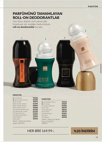Avon ürünü