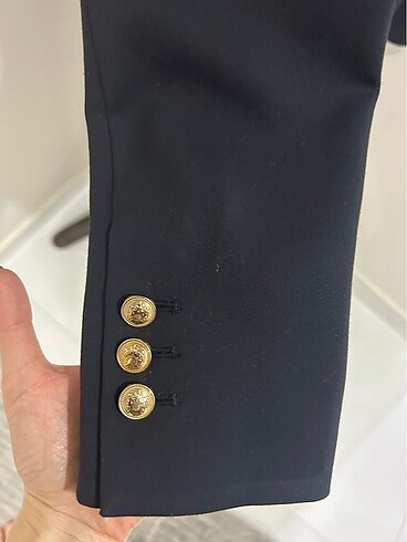 Zara Zara Lacivert Blazer Ceket