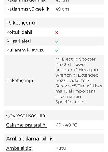 Xiaomi Mi Pro 2 Elektrikli Scooter Siyah - Görsel 10
