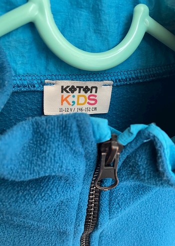 Koton Erkek Çocuk Mavi Yarım Fermuarlı Sweatshirt - Görsel 2