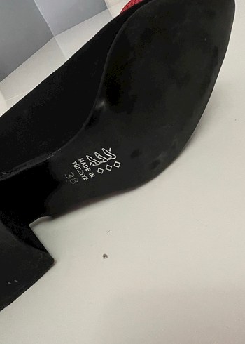 Kadınca Siyah Tokalı Topuklu Kadın Ayakkabı - Görsel 5