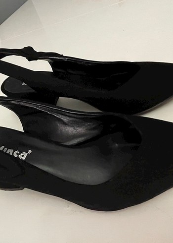 Kadınca Siyah Tokalı Topuklu Kadın Ayakkabı - Görsel 6
