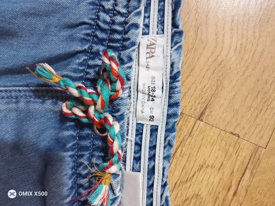 Nakışlı Renkli Bohem Kız Kot Pantolon - Görsel 3