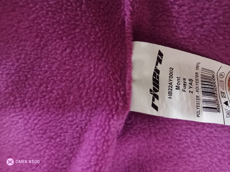 Kapüşonlu Renkli Kız Çocuk Montu - Görsel 5