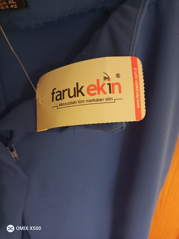 Faruk Ekin marka Kadın Mavi Kumaş Pantolon - Ofis Stilinde - Görsel 3