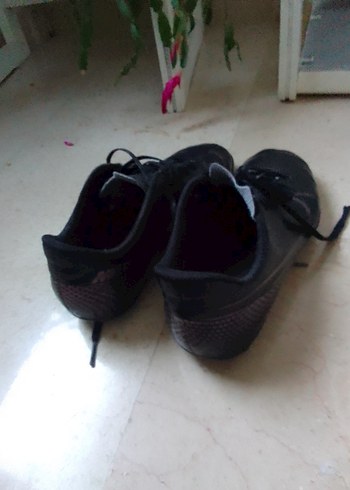 Siyah Erkek Futbol Ayakkabısı Velcro Detaylı - Görsel 2