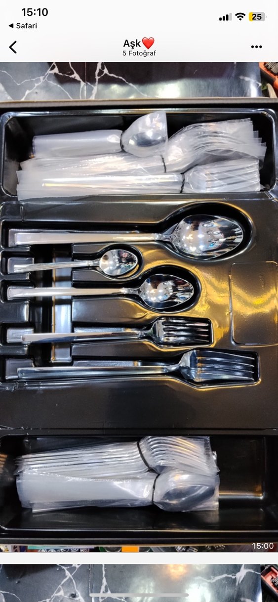 Beyaz 50 Yıl Garantili Çatal Kaşık Seti - Görsel 3