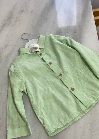 LC Waikiki Bebek Önlüğü 1-2 Yaş Yeşil - Görsel 2