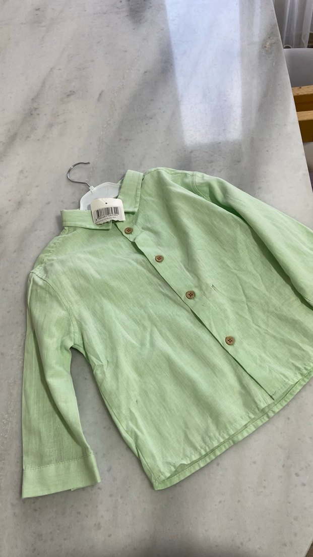 LC Waikiki Bebek Önlüğü 1-2 Yaş Yeşil - Görsel 2