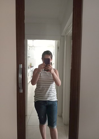 LİTTLEBIG KAPRI JEAN SHORT - Görsel 2