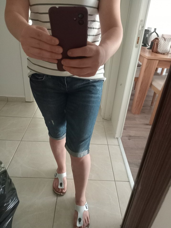 LİTTLEBIG KAPRI JEAN SHORT - Görsel 3