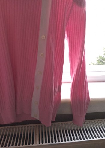 Pembe Kadın Pilili Pamuklu Kazak 2 li takim - Görsel 8