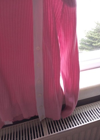 Pembe Kadın Pilili Pamuklu Kazak 2 li takim - Görsel 4