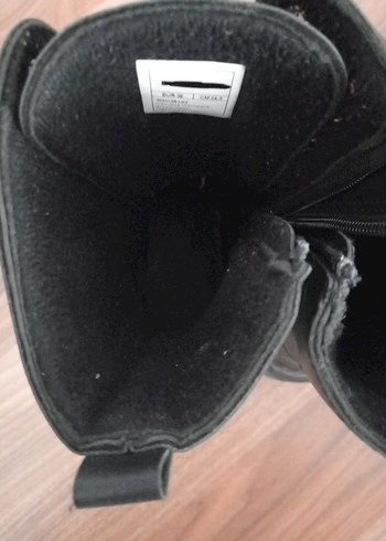 Siyah Bağcıklı Gotik Stiletto Topuklu Bot - Görsel 3