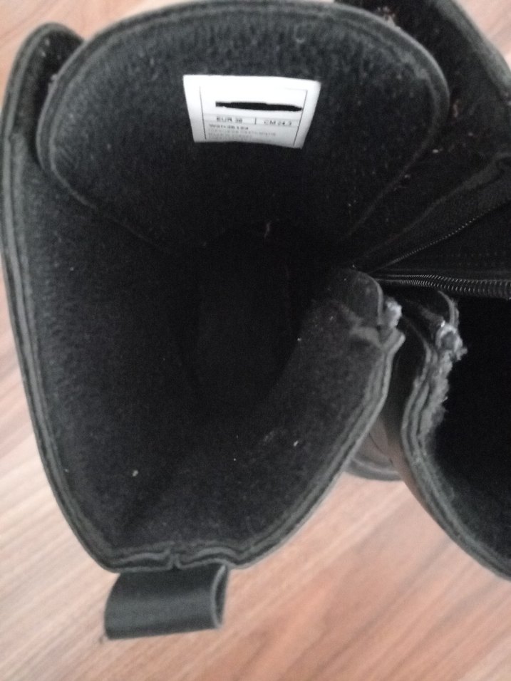 Siyah Bağcıklı Gotik Stiletto Topuklu Bot - Görsel 3