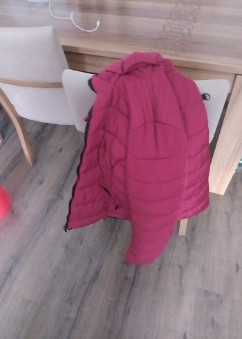 Bordo Kadın Midi mont fermuar yaptırılmali - Görsel 4