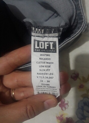 Loft erkek slim jean