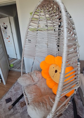 Beden turuncu Renk çift kişilik(120kg) balkon salıncağı