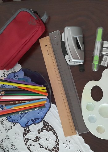 Çok Renkli Kırtasiye Malzemeleri Seti - Görsel 6