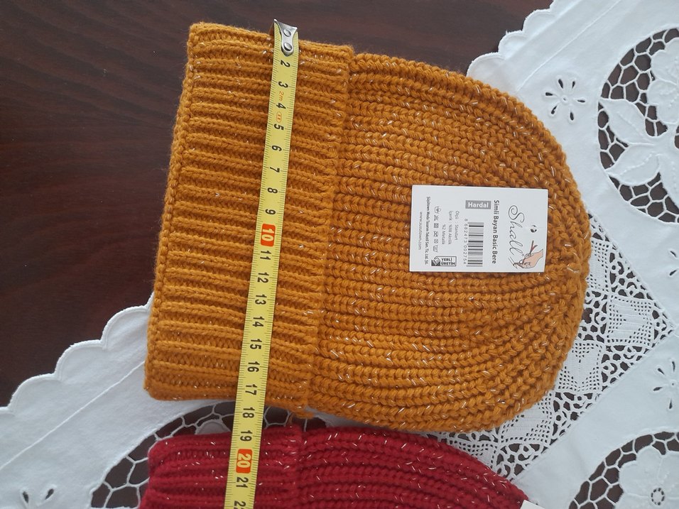 Kadın Örgü Bohem Bere - Renkli ve Sıcacık - Görsel 5