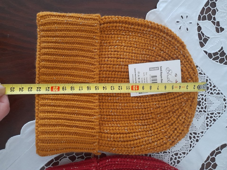 Kadın Örgü Bohem Bere - Renkli ve Sıcacık - Görsel 4