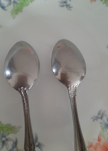 Alman gümüş tatlı kaşığı - Görsel 2