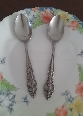 Alman gümüş tatlı kaşığı - Görsel 3