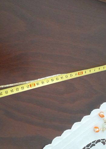 Turuncu Boncuklu Mini Bohem Kolye ve Küpe Seti - Görsel 4