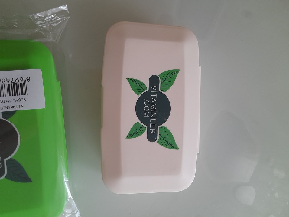 Bölmeli Yeşil İlaç Saklama Kabı - Görsel 4