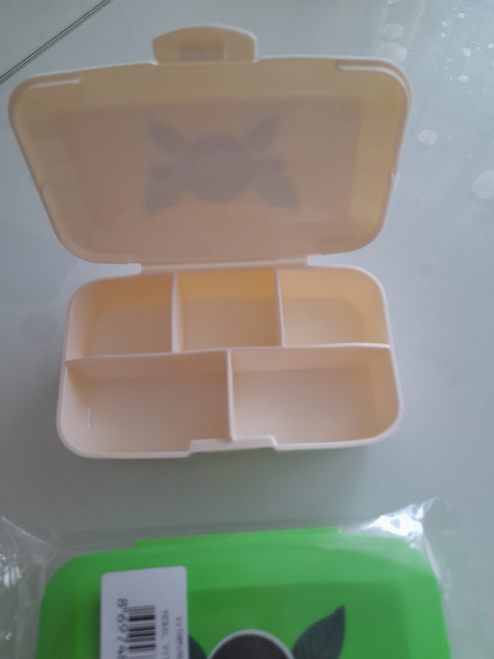 Bölmeli Yeşil İlaç Saklama Kabı - Görsel 3