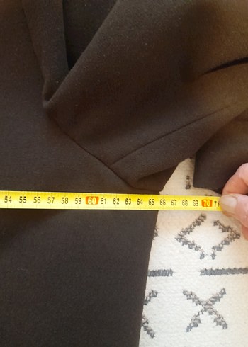 Düğmeli Kahverengi Anne Kabanı - Görsel 6