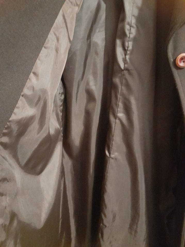 Düğmeli Kahverengi Anne Kabanı - Görsel 2