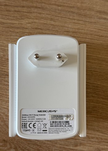 Mercusys 300Mbps Wi-Fi Menzil Genişletici - Görsel 3