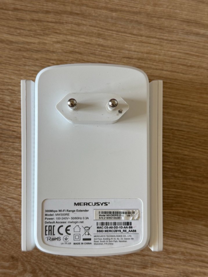 Mercusys 300Mbps Wi-Fi Menzil Genişletici - Görsel 3